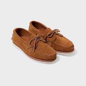 Sunspel x Sperry Suede Boat Shoes - Men’s U.S. size 8, EUC